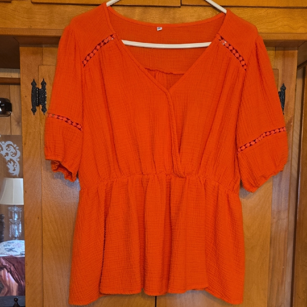 Women's Orange Top